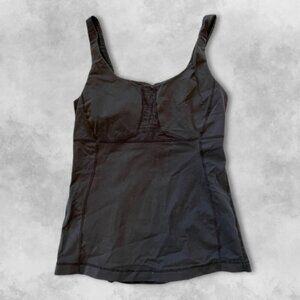 Lululemon Tank Top Sleeveless Scoop Neck Moisture Wicking with Built-In Bra W S